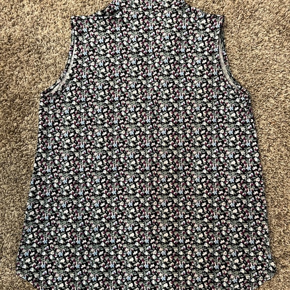 RUBY RIBBON FLORAL & LACE SLEEVELESS BLOUSE - Picture 4 of 4